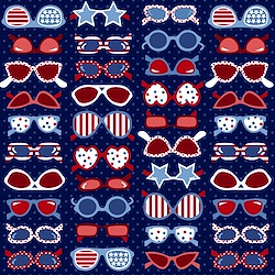 Navy - Sunglasses
